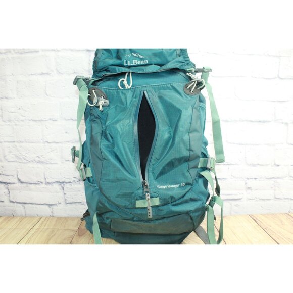 LL Bean Ridge Runner Pack 30L Hiking Outdoor Backpack Dark Teal - Picture 8 of 16
